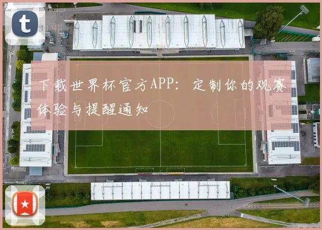下载世界杯官方APP：定制你的观赛体验与提醒通知