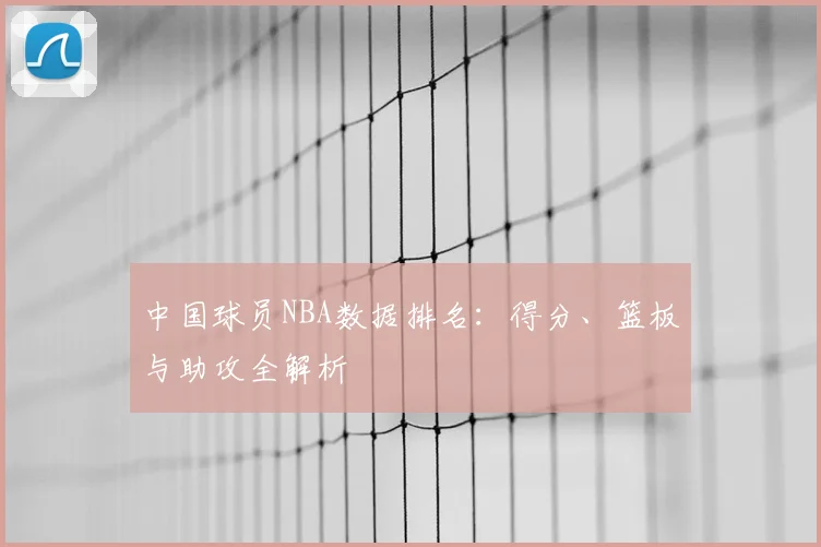 中国球员NBA数据排名:得分、篮板与助攻全解析